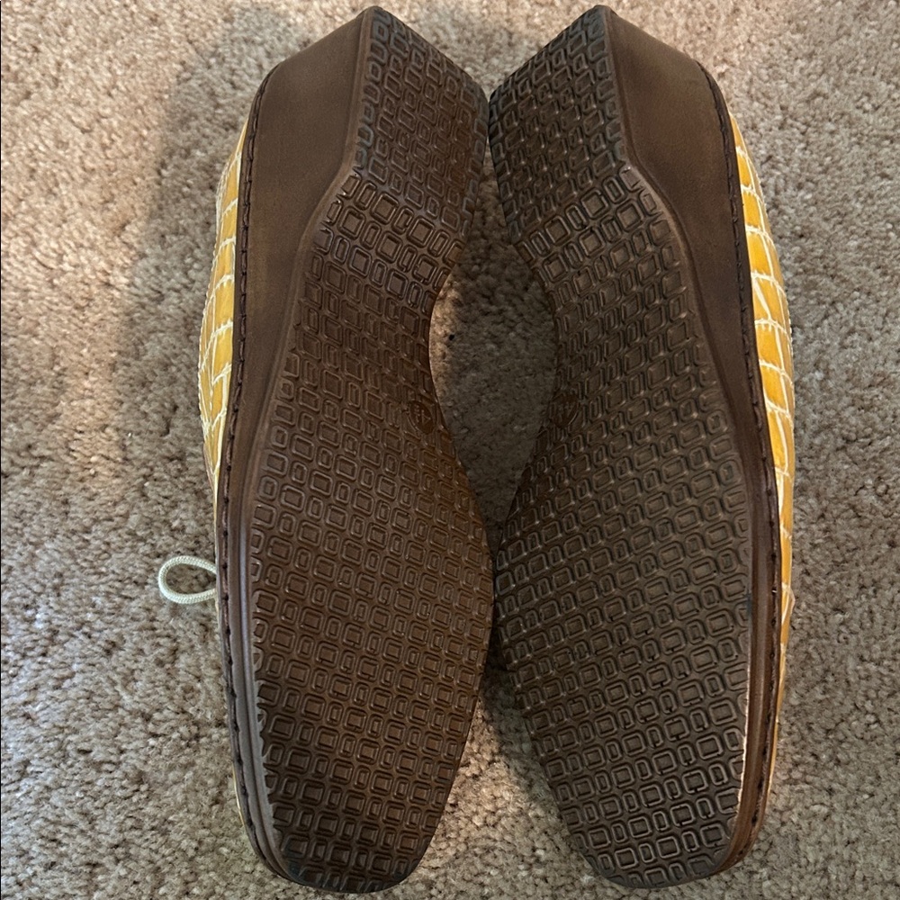 Ara Yellow and Beige Women's Loafers - Picture 9 of 10